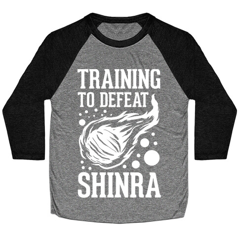 Training to Destroy Shinra Baseball Tee