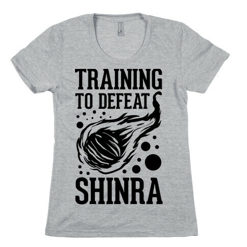 Training to Destroy Shinra Womens T-Shirt