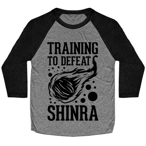 Training to Destroy Shinra Baseball Tee