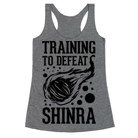 Training to Destroy Shinra Racerback Tank Top