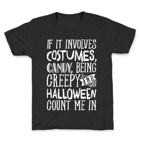 Halloween Count Me In Kids T-Shirt