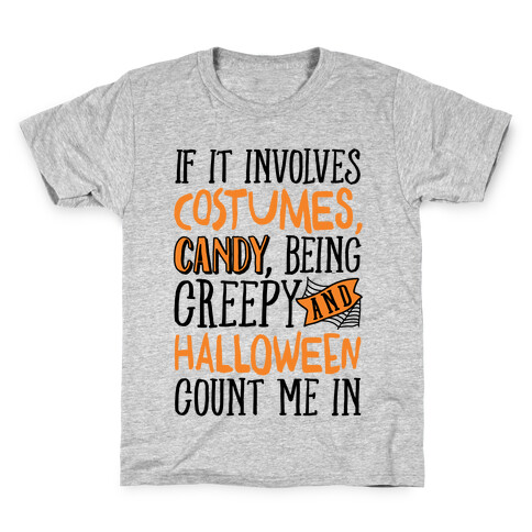 Halloween Count Me In Kids T-Shirt