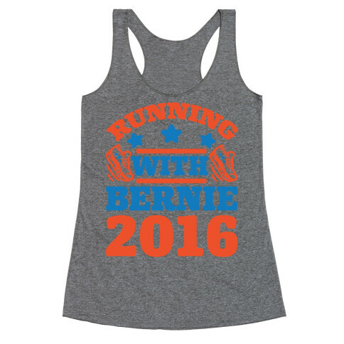 Running With Bernie 2016 Racerback Tank Top