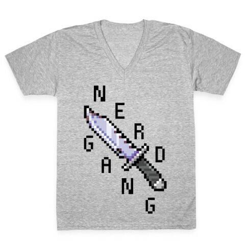 Nerd Gang V-Neck Tee Shirt