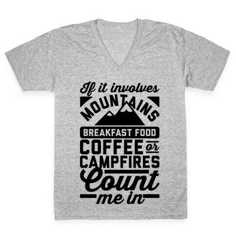 Count Me In V-Neck Tee Shirt