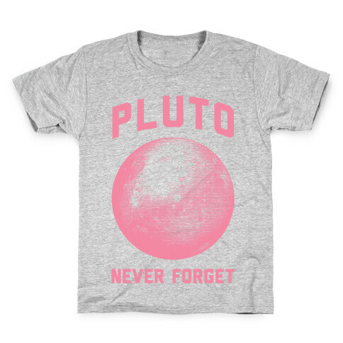Pluto Never Forget Kids T-Shirt