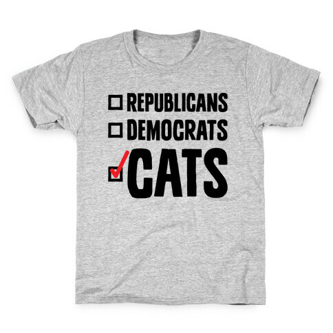 Republicans Democrats Cats Kids T-Shirt