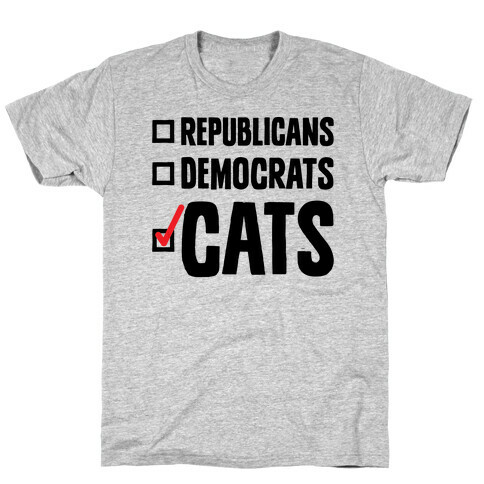 Republicans Democrats Cats T-Shirt