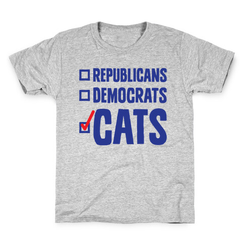 Republicans Democrats Cats Kids T-Shirt