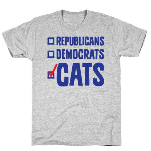 Republicans Democrats Cats T-Shirt