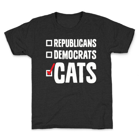 Republicans Democrats Cats Kids T-Shirt