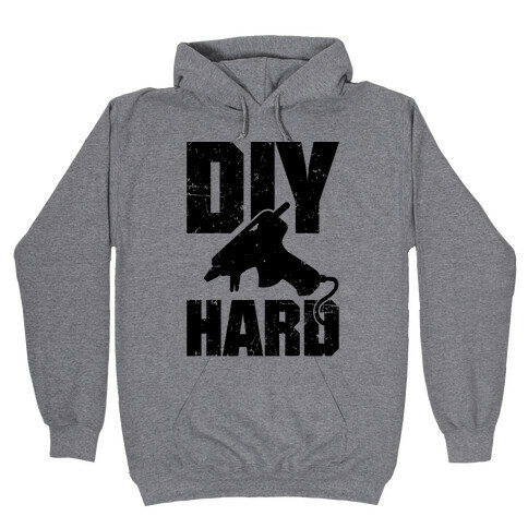 DIY Hard Hooded Sweatshirt