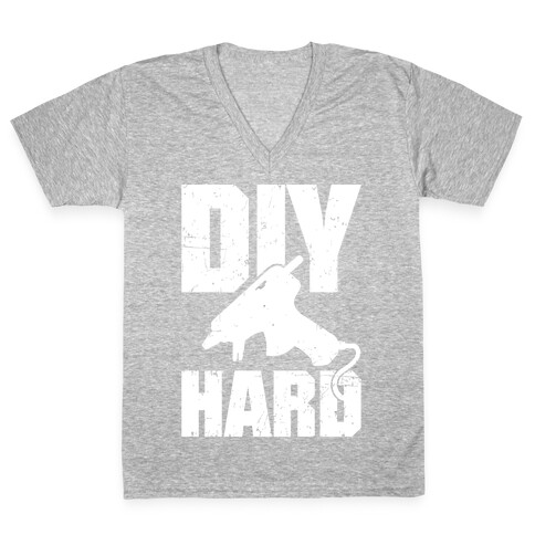 DIY Hard V-Neck Tee Shirt
