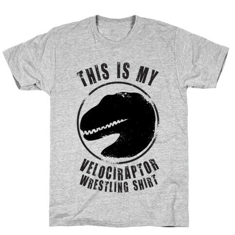 This Is My Velociraptor Wrestling Shirt T-Shirt