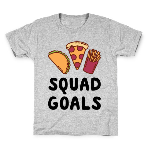 Junk Food Squad Goals Kids T-Shirt