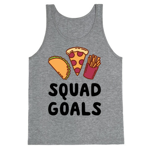 Junk Food Squad Goals Tank Top