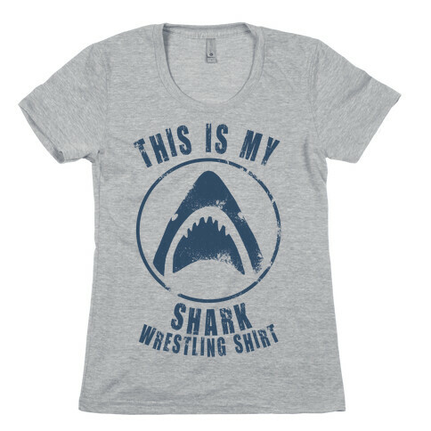 This Is My Shark Wrestling Shirt Womens T-Shirt