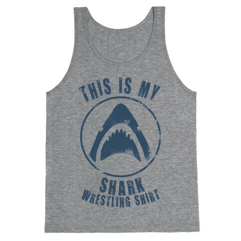 This Is My Shark Wrestling Shirt Tank Top