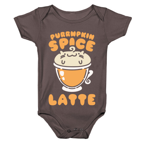 Purrmpkin Spice Latte Baby One-Piece