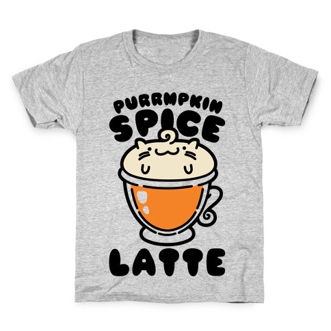 Purrmpkin Spice Latte Kids T-Shirt