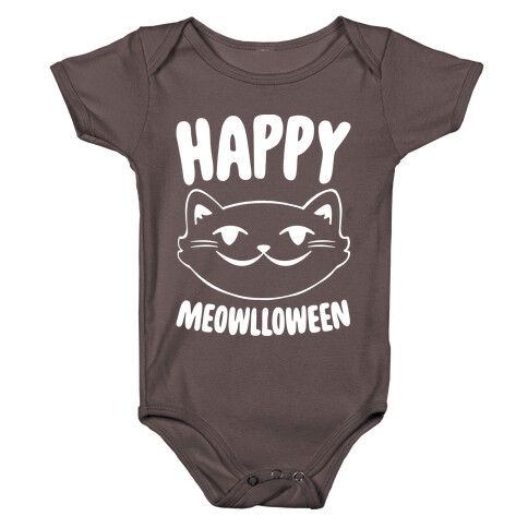 Happy Meowlloween Baby One-Piece