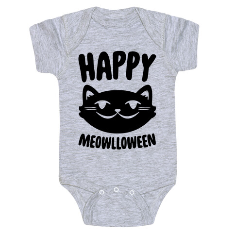 Happy Meowlloween Baby One-Piece