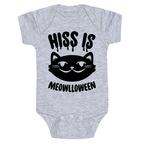 Hiss Is Meowlloween Baby One-Piece