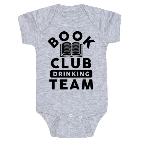 Book Club Drinking Team Baby One-Piece