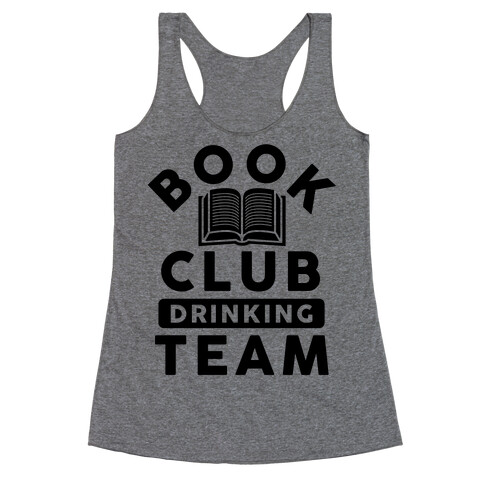 Book Club Drinking Team Racerback Tank Top