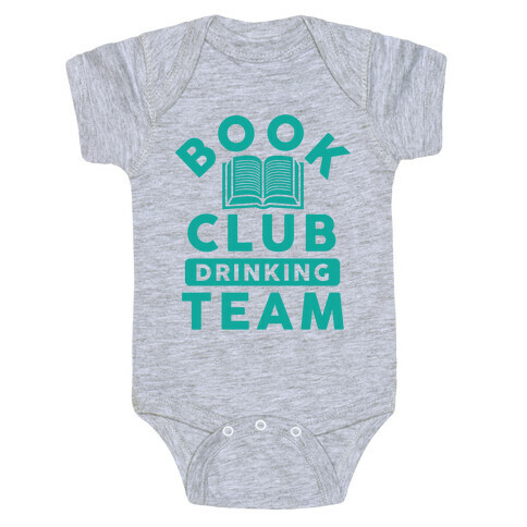 Book Club Drinking Team Baby One-Piece