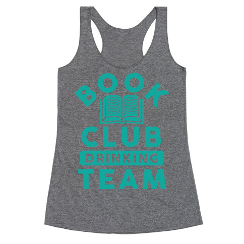 Book Club Drinking Team Racerback Tank Top