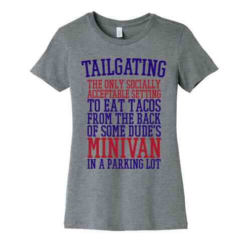 Tailgating Womens T-Shirt