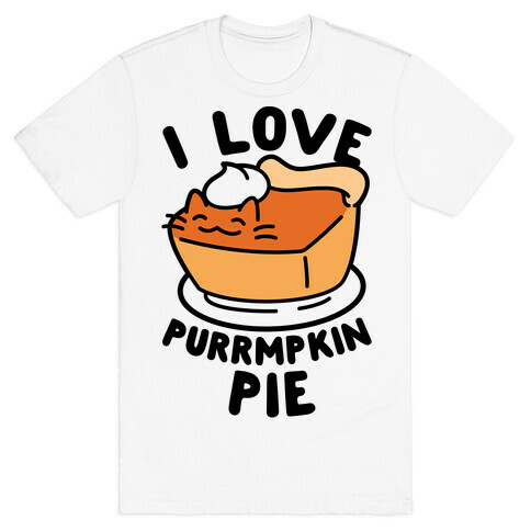 I Love Purrmpkin Pie T-Shirt