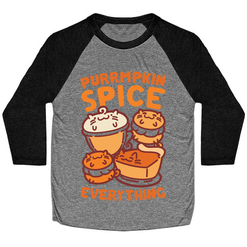 Purrmpkin Spice Everything Baseball Tee