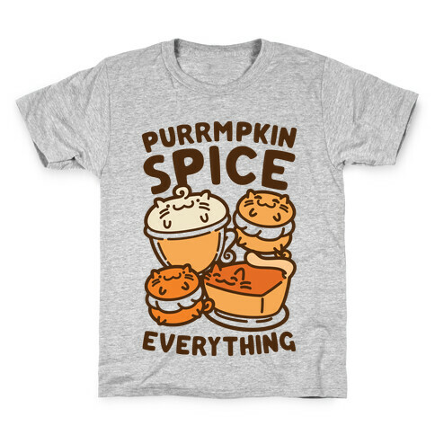 Purrmpkin Spice Everything Kids T-Shirt