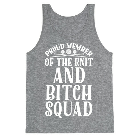 Knit and Bitch Squad Tank Top