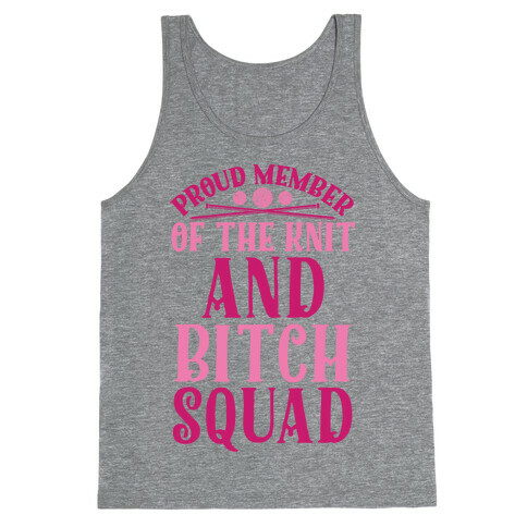 Knit and Bitch Squad Tank Top