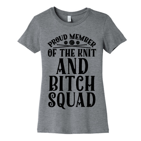 Knit and Bitch Squad Womens T-Shirt