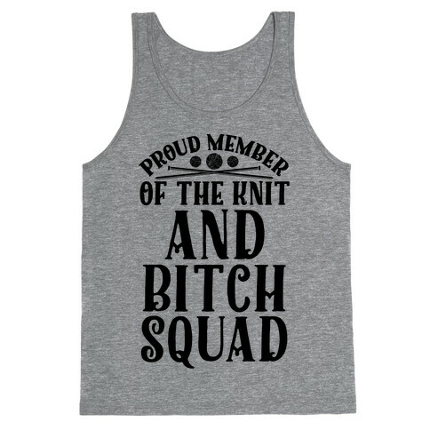 Knit and Bitch Squad Tank Top