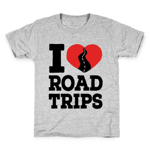 I Love Road Trips Kids T-Shirt