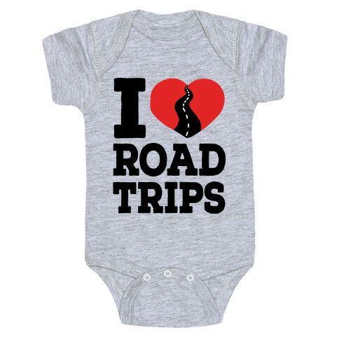 I Love Road Trips Baby One-Piece
