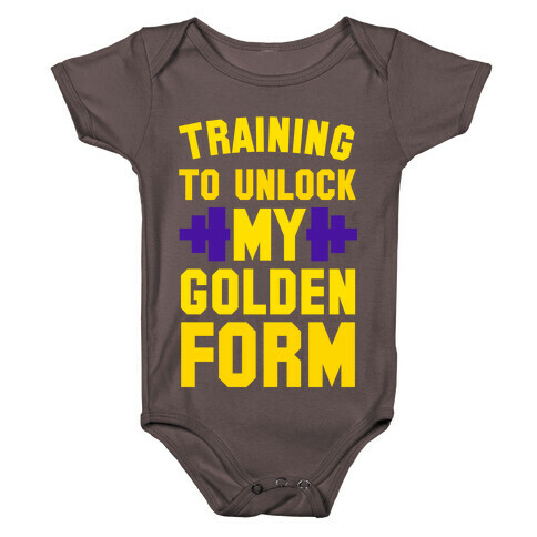 Training to Unlock My Golden Form Baby One-Piece