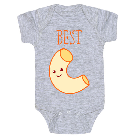 Best Friends Macaroni and Cheese 1 Baby One-Piece