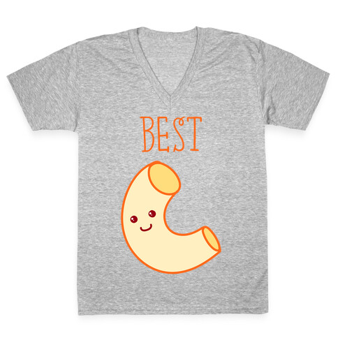 Best Friends Macaroni and Cheese 1 V-Neck Tee Shirt