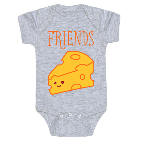 Best Friends Macaroni and Cheese 2 Baby One-Piece