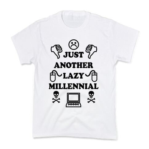 Just Another Lazy Millennial Kids T-Shirt