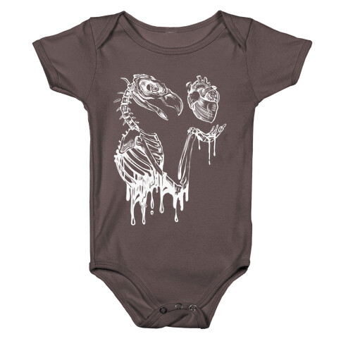 Heart Vulture Baby One-Piece