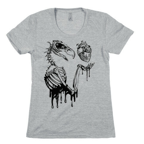 Heart Vulture Womens T-Shirt