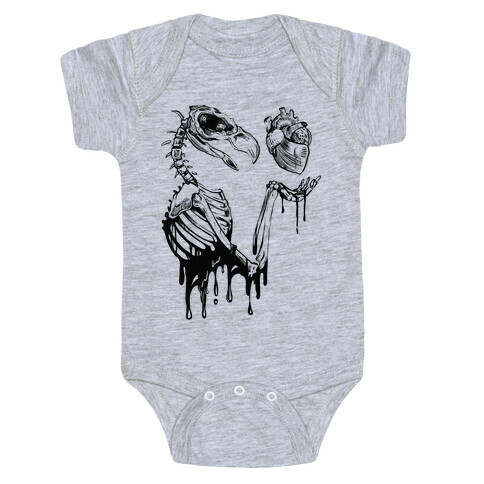Heart Vulture Baby One-Piece