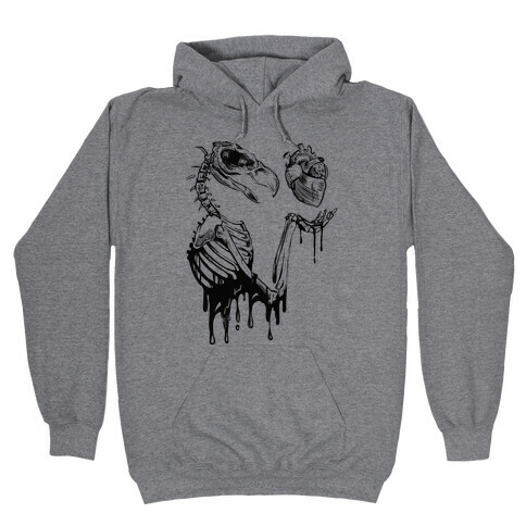 Heart Vulture Hooded Sweatshirt